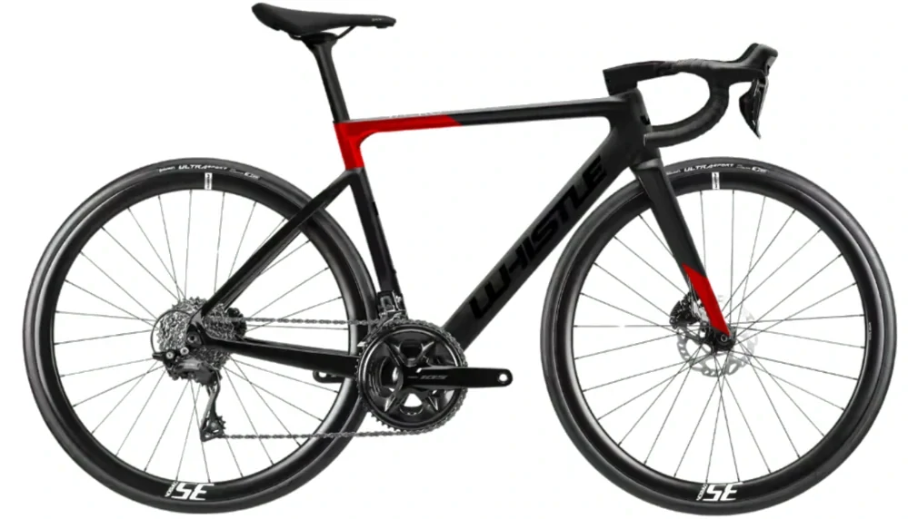 WHISTLE VAERO2 105 MEC. BLK/RED