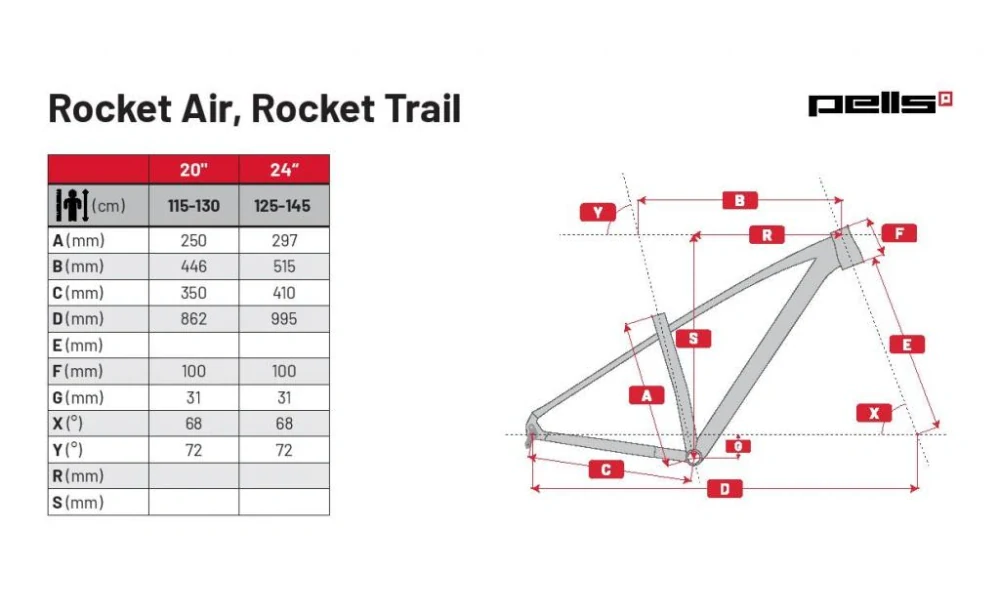 PELLS ROCKET AIR SILVER 20"