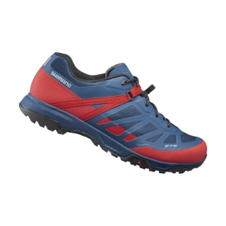 SHIMANO E-BIKE OBUV ET500 RED/BLUE