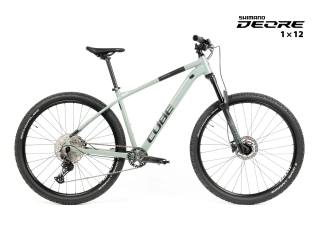 CUBE MTB ATTENTION  SHIMANO DEORE GREY/GREEN 29"