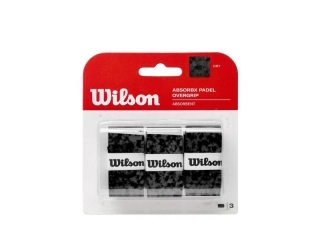 WILSON ABSORBX OVERGRIP PADEL 3 PACK BLK